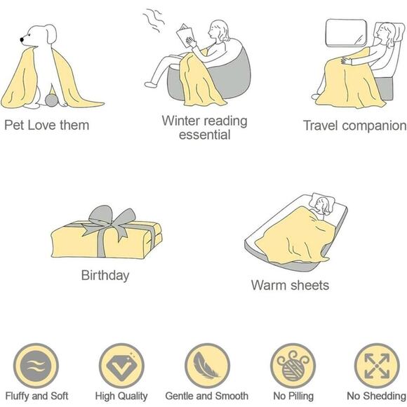 Love You Gifts for Mom Wife Friends Lovers Soft Flannel Throw Girls Heart - Picture 6 of 6